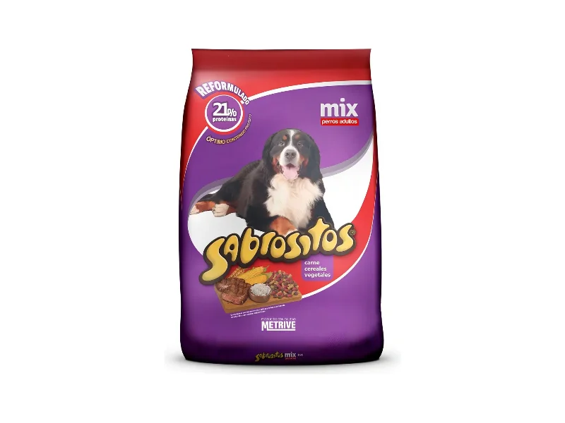 Alimento seco perros adultos Sabrositos sabor mix 15 kg — Pet Shop Pulguitas