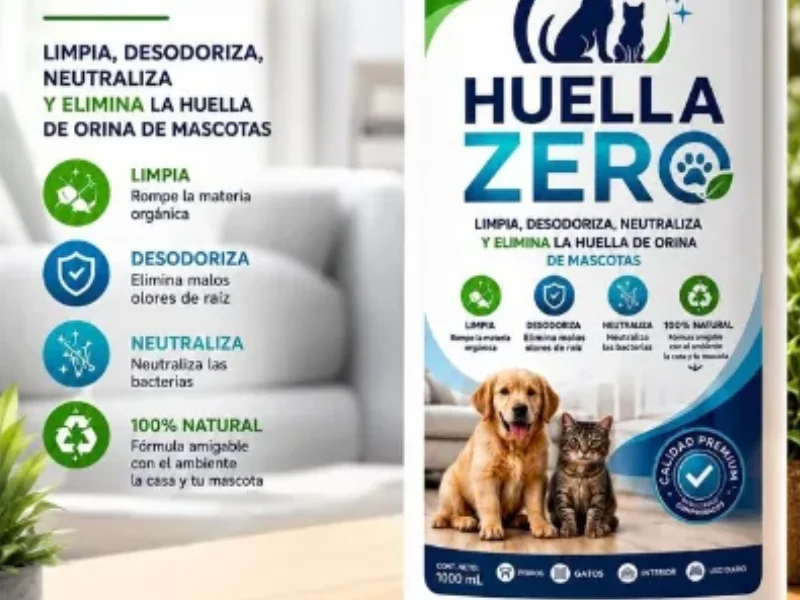 Huella Zero limpiador de orina de mascotas 1 L — Foto 2