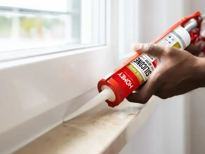 Sellador de silicona acética Homey 640 x 280 ml — Foto 2