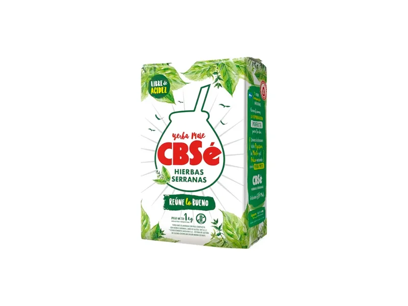 Yerba mate CBSé Hierbas Serranas x 1 kg — Los Mellis Almacén